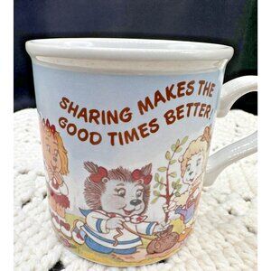 American Greetings 1985 The Get Along Gang Stoneware Coffee Mug